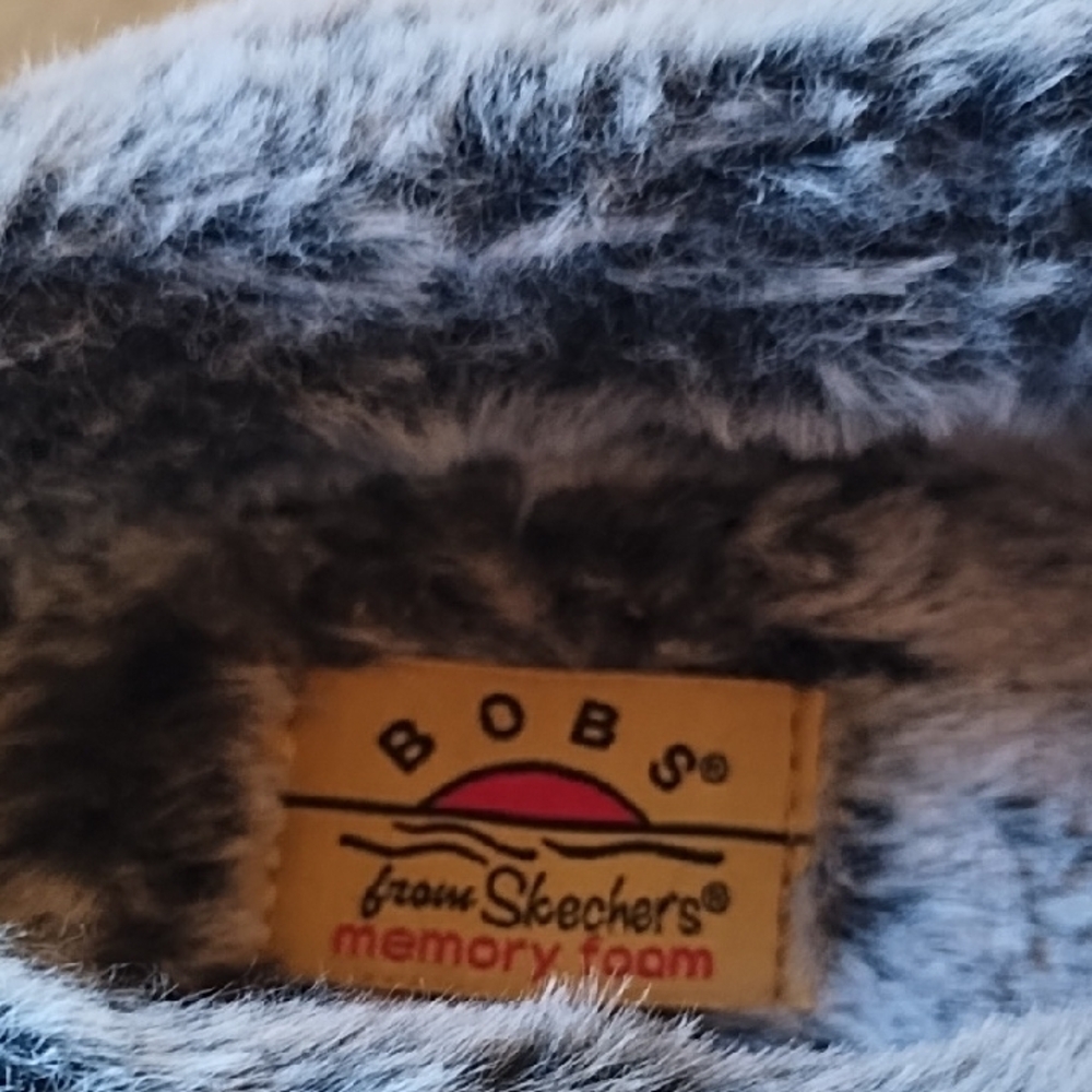 BOBS from Skechers Black Faux Fur Clog Mules - Picture 3 of 6